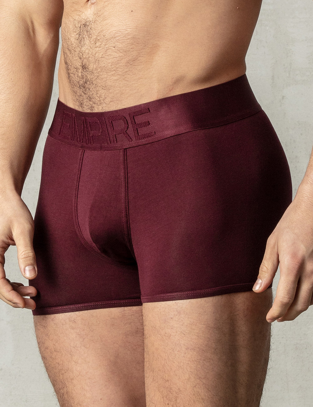 Burgundy Trunk - Thick Waistband