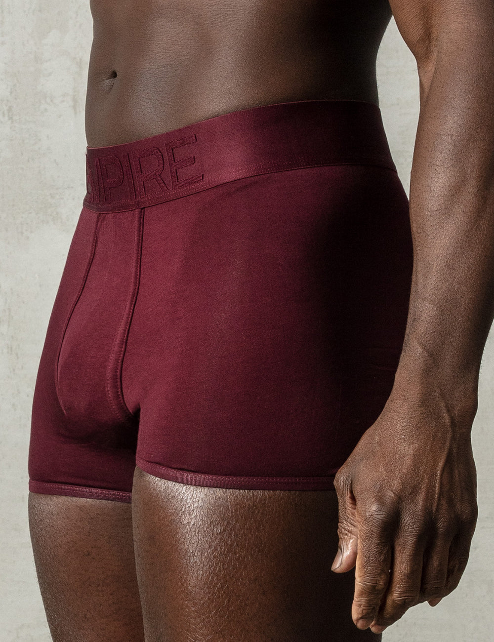 Burgundy Boxer - Thick Waistband