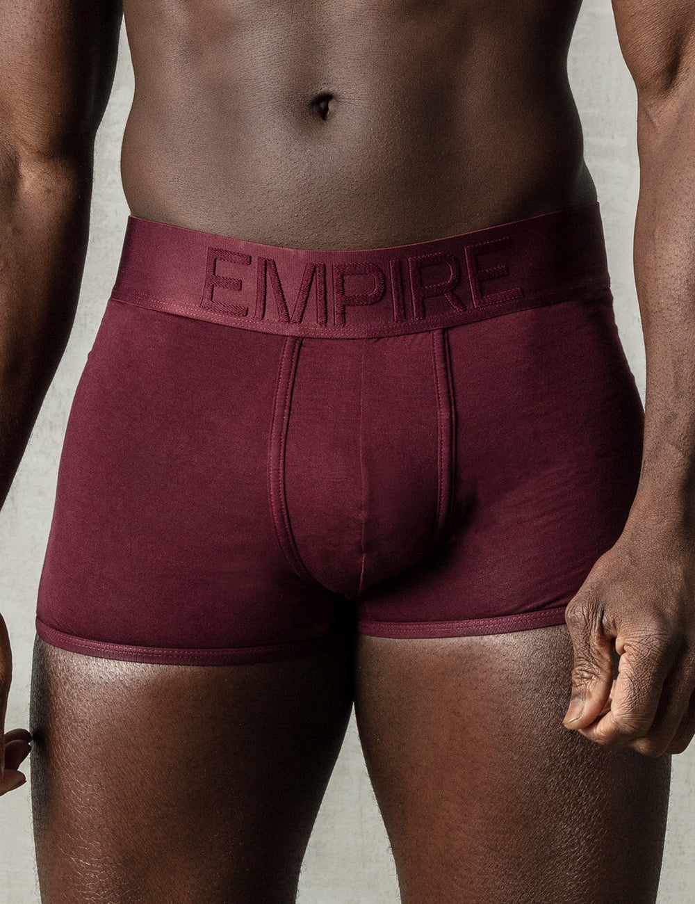 Burgundy Trunk - Thick Waistband