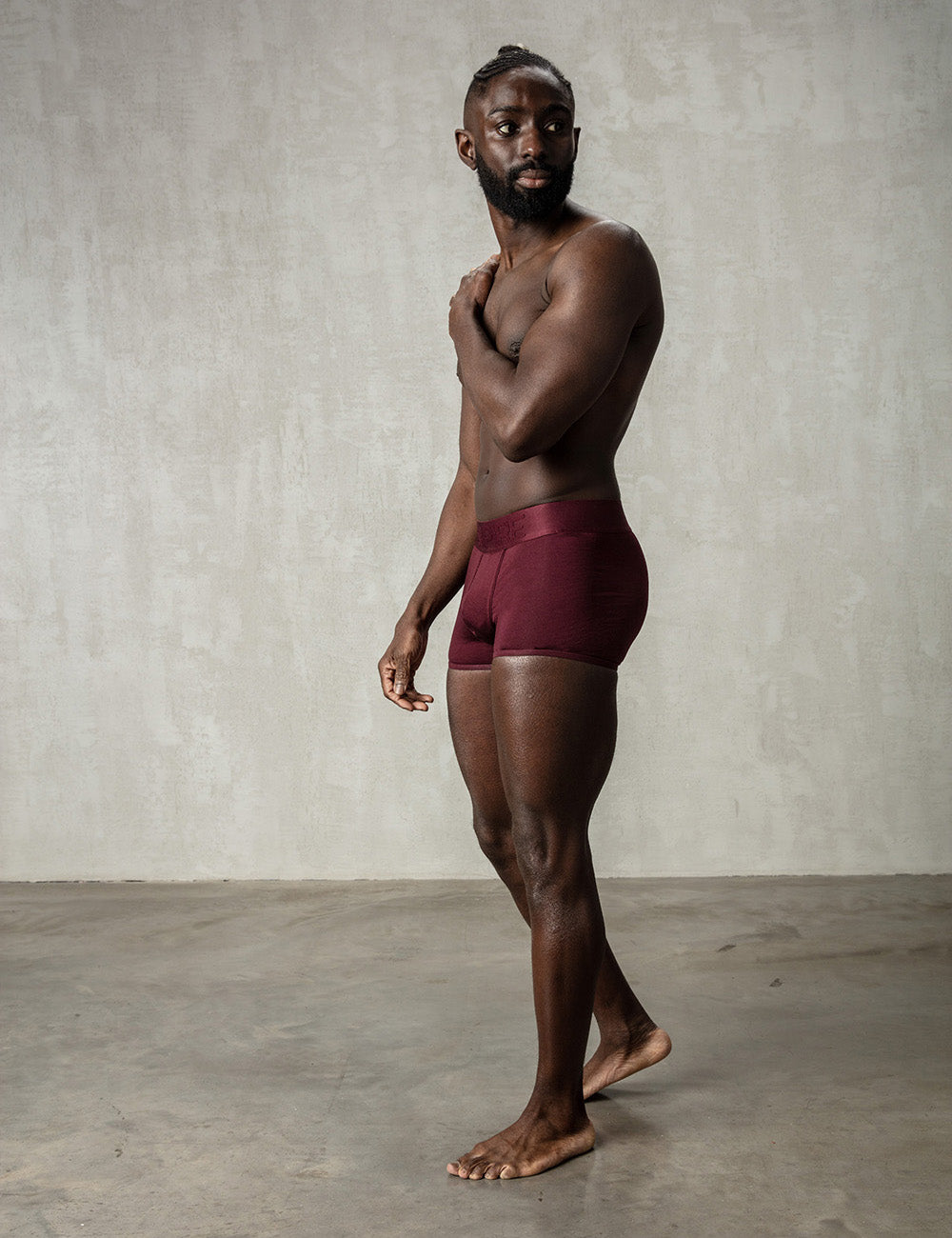 Burgundy Trunk - Thick Waistband