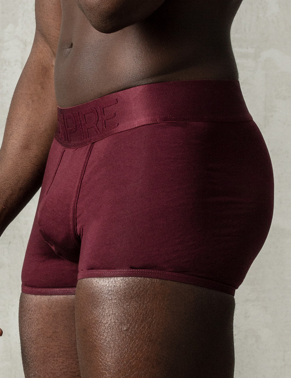 Burgundy Trunk - Thick Waistband