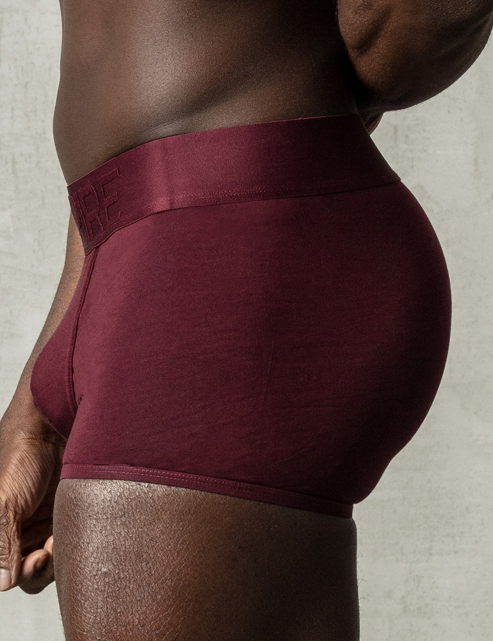Burgundy Trunk - Thick Waistband