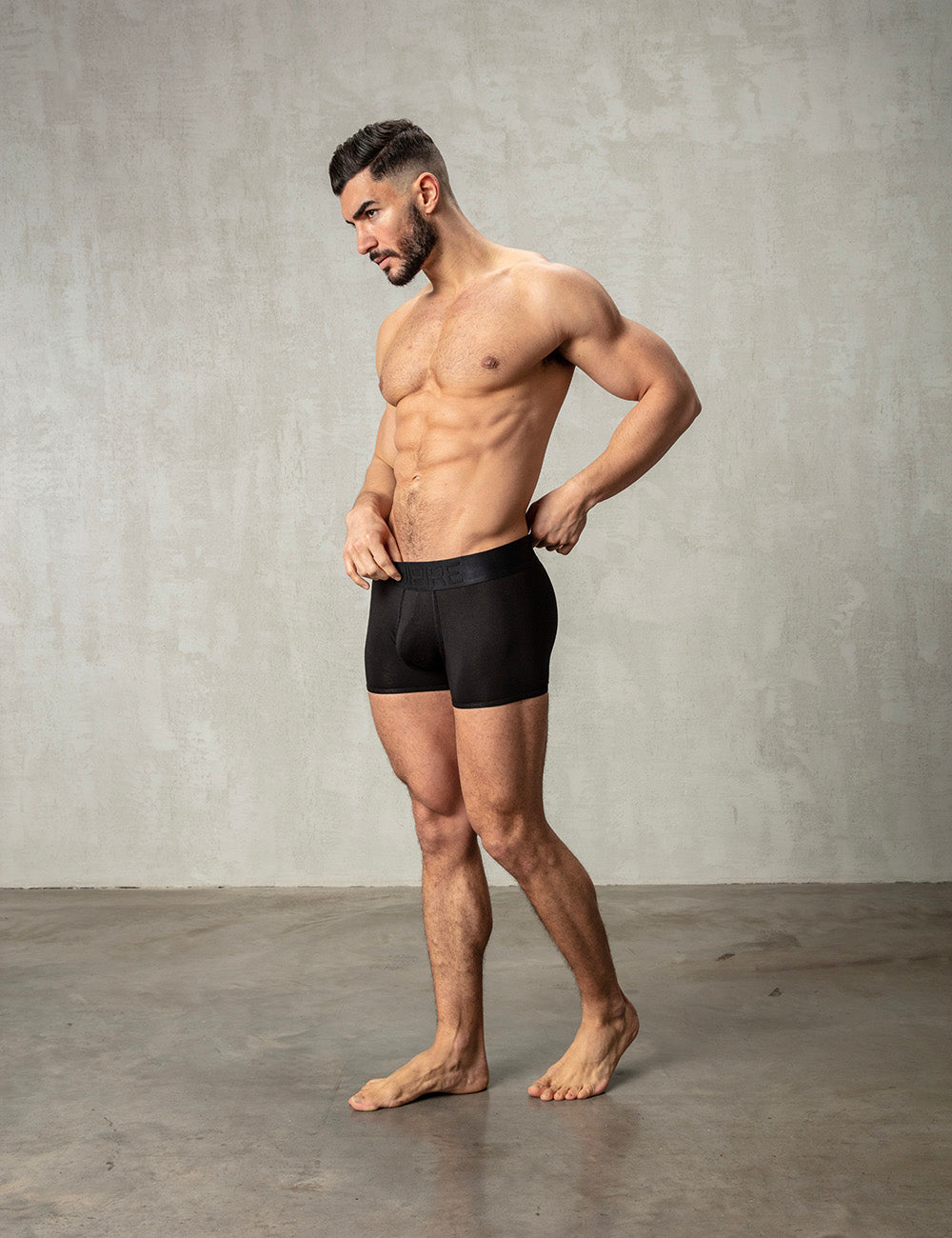 Black Trunk - Thick Waistband