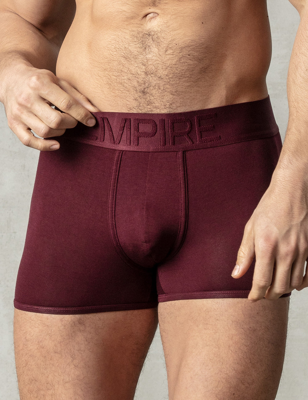 Burgundy Trunk - Thick Waistband