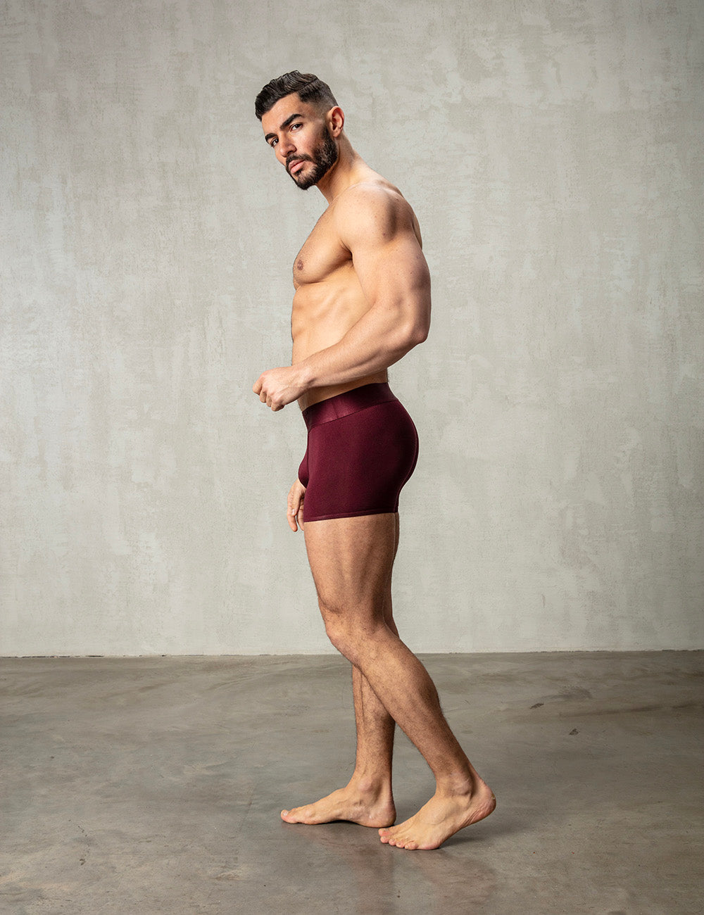 Burgundy Trunk - Thick Waistband