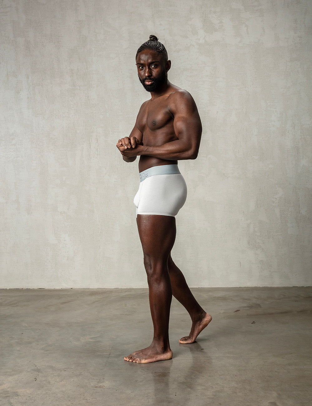 Pure Grey Trunk - Thick Waistband