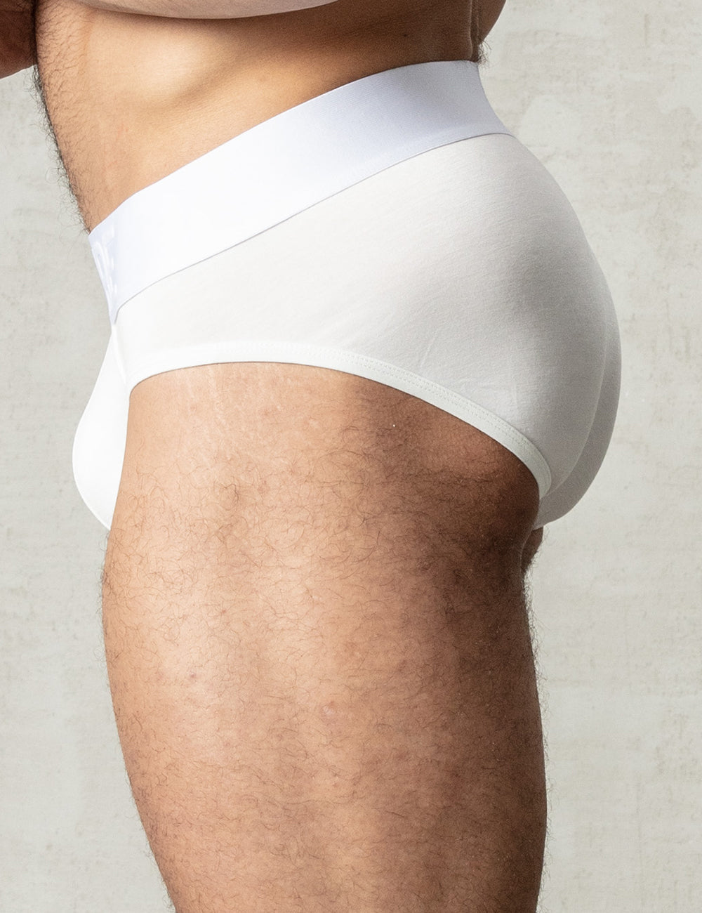 White Brief - Thick Waistband