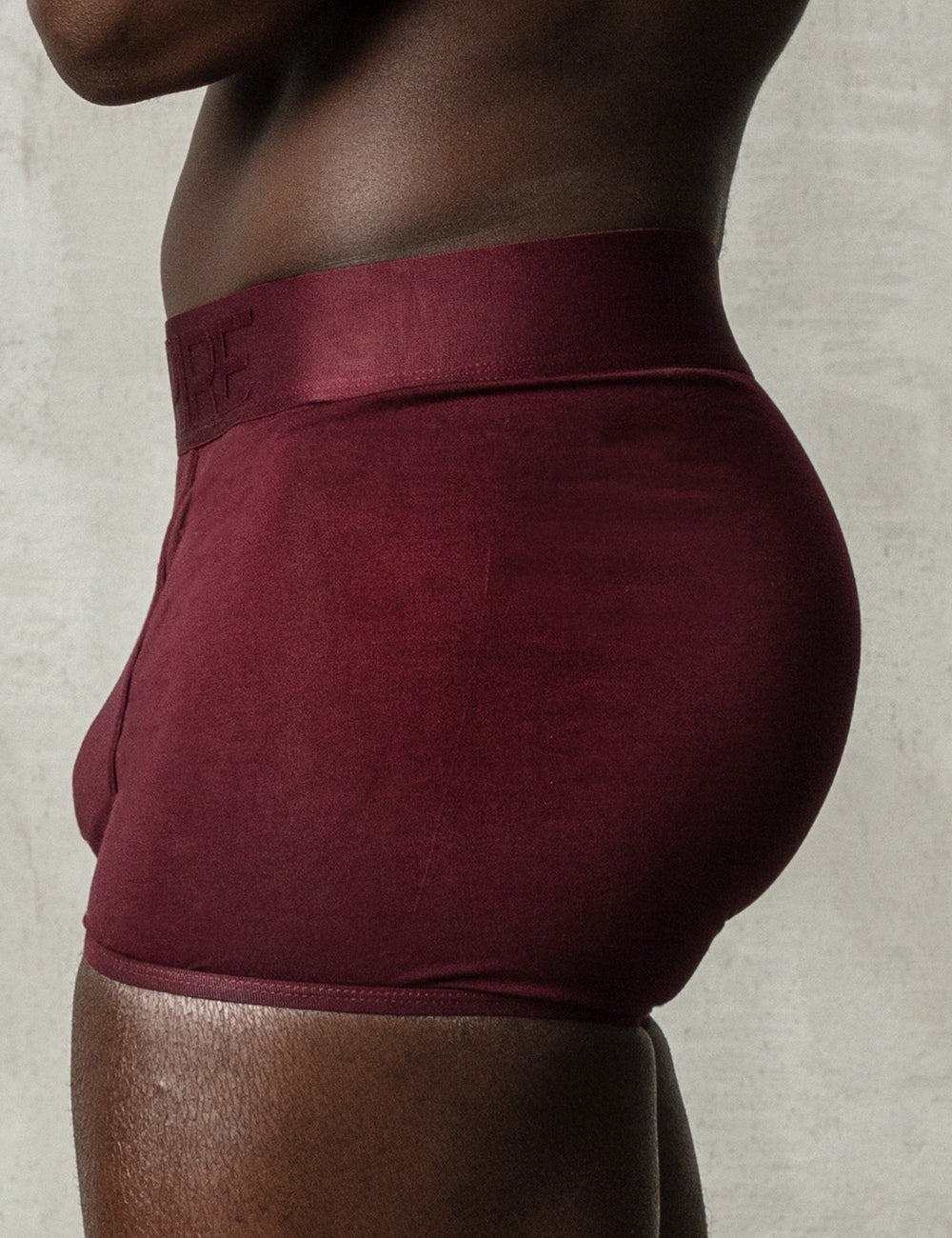 Burgundy Boxer - Thick Waistband