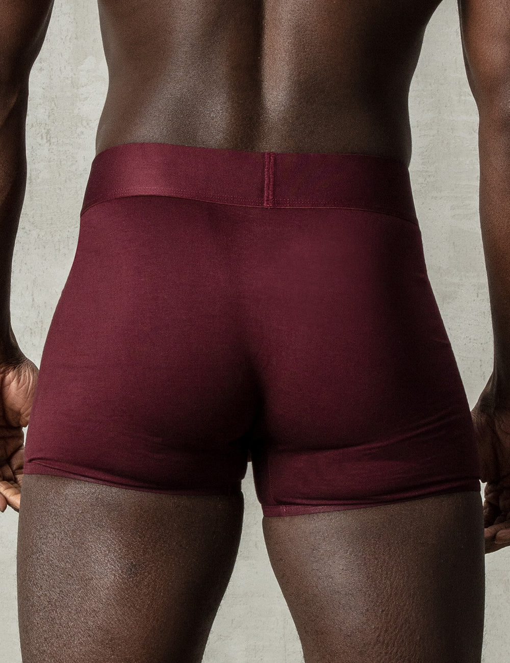 Burgundy Boxer - Thick Waistband