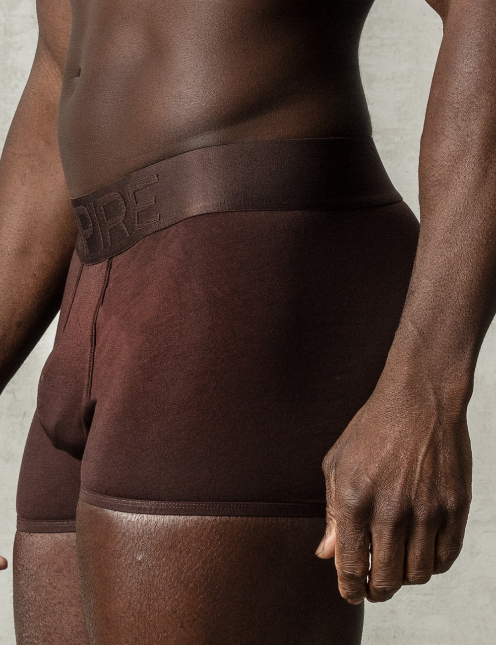 Chocolate Brown Trunk - Thick Waistband