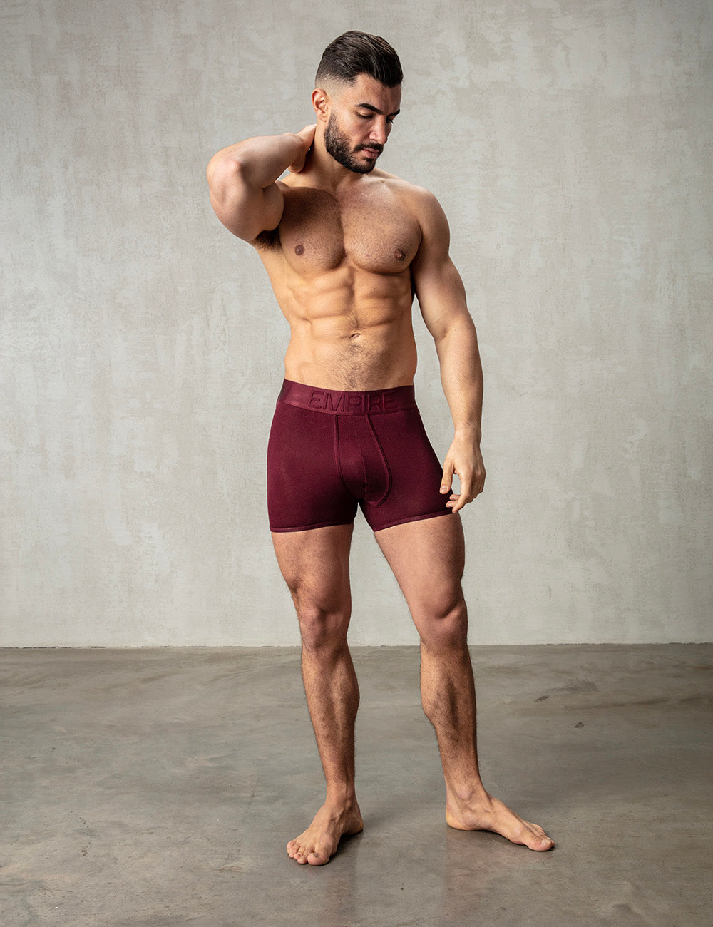 Burgundy Boxer - Thick Waistband