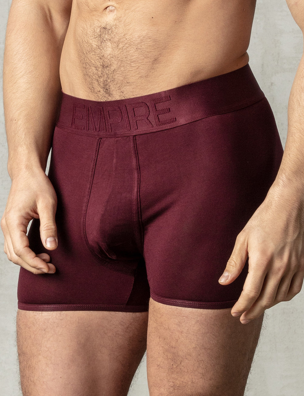 Burgundy Boxer - Thick Waistband