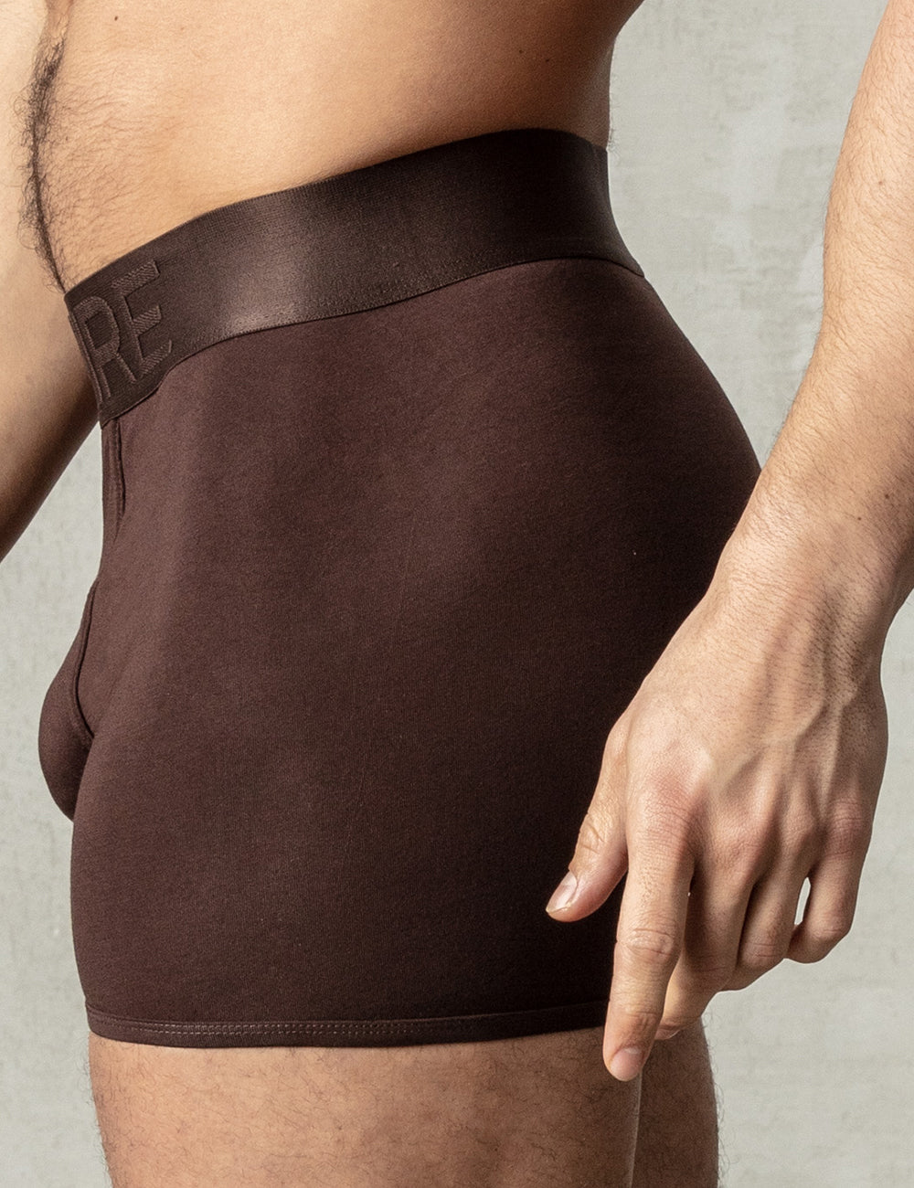 Chocolate Brown Boxer - Thick Waistband