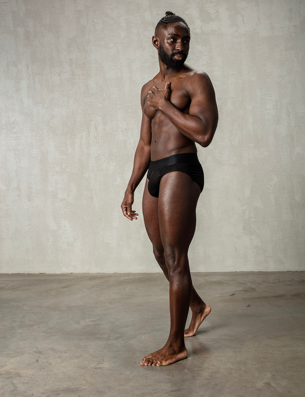 Black Brief - Thick Waistband