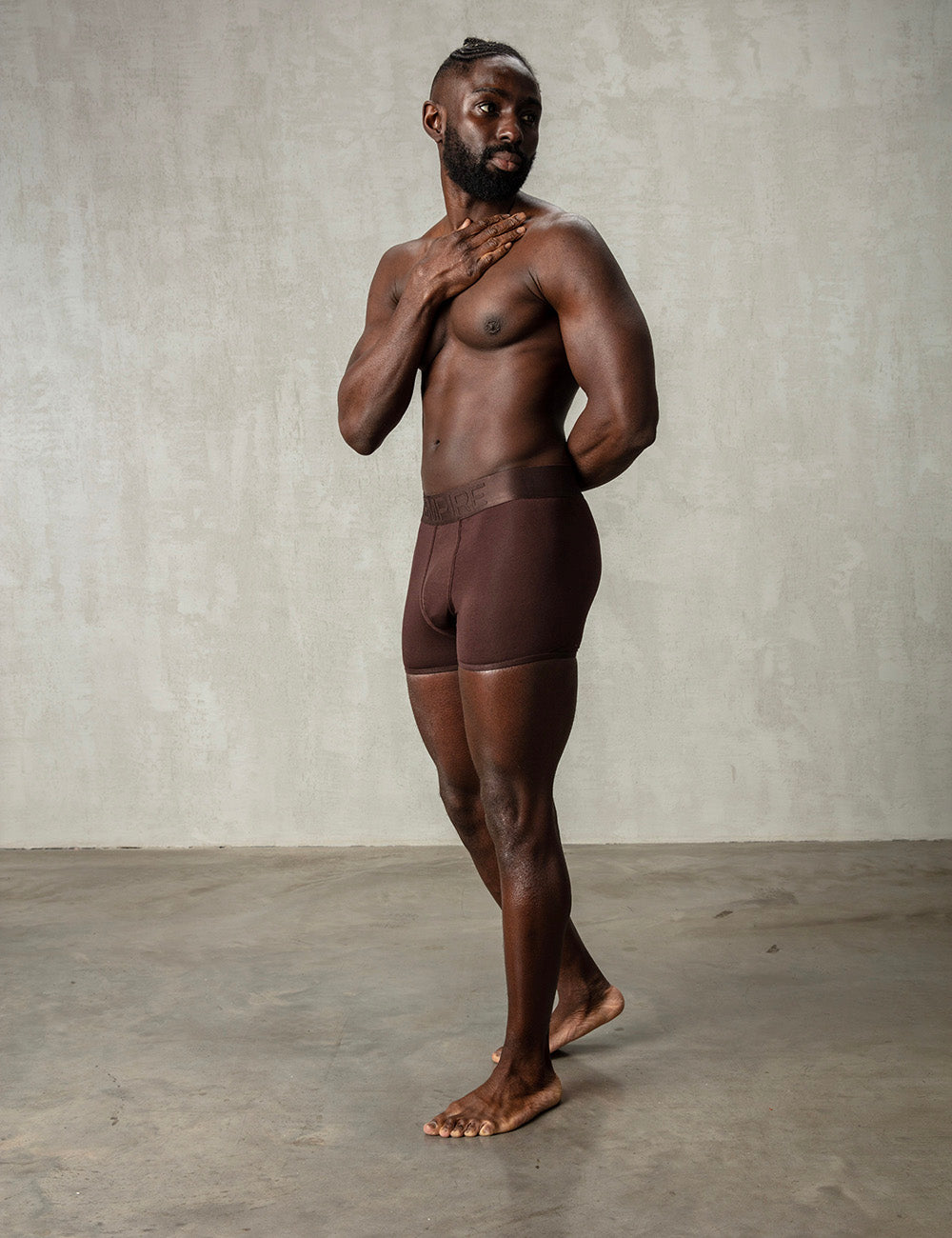Chocolate Brown Boxer - Thick Waistband