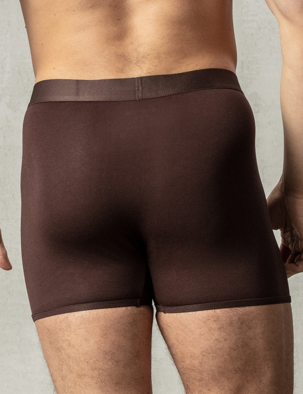 Chocolate Brown Boxer - Thin Waistband
