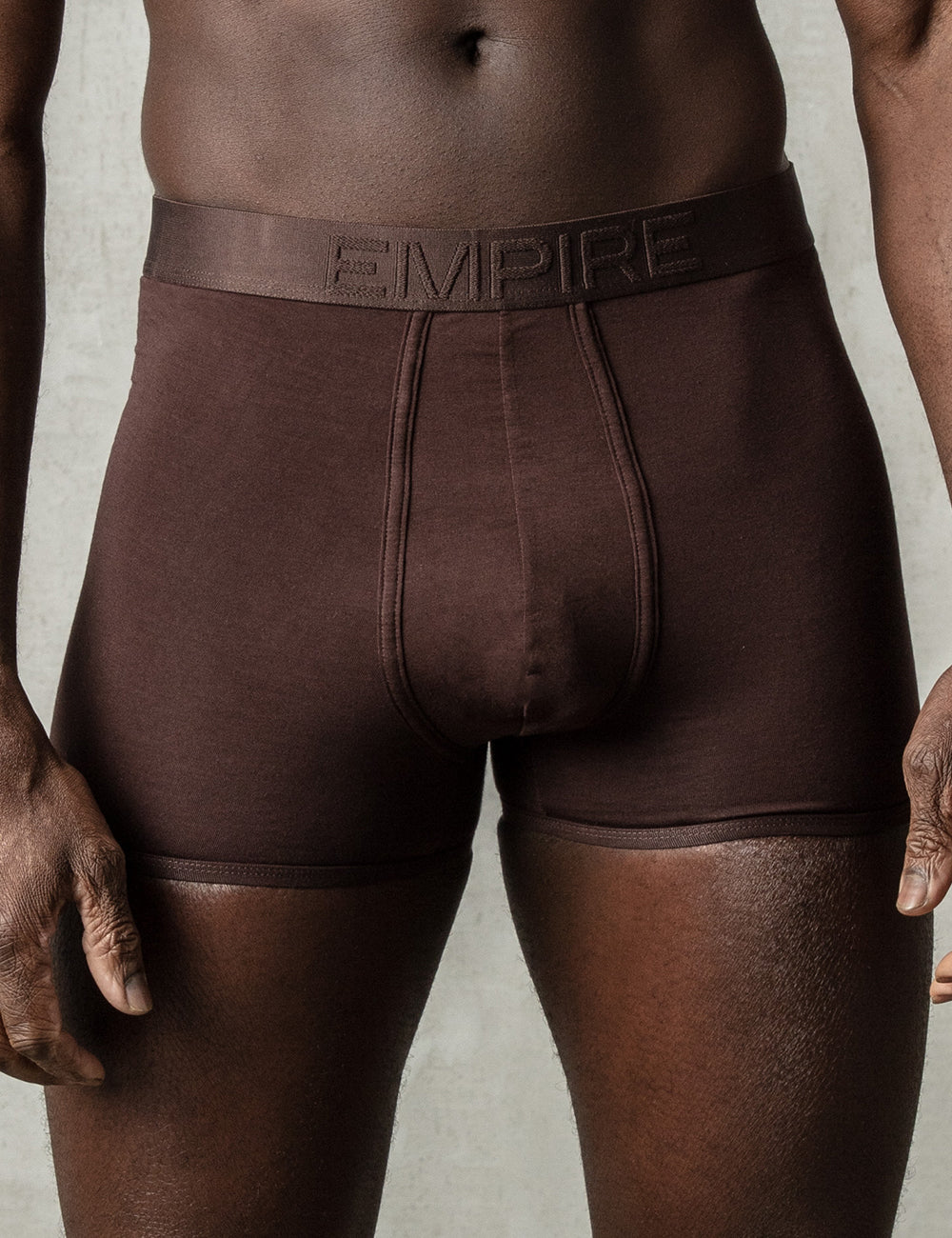 Chocolate Brown Boxer - Thin Waistband