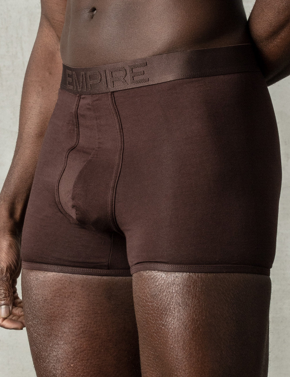 Chocolate Brown Boxer - Thin Waistband